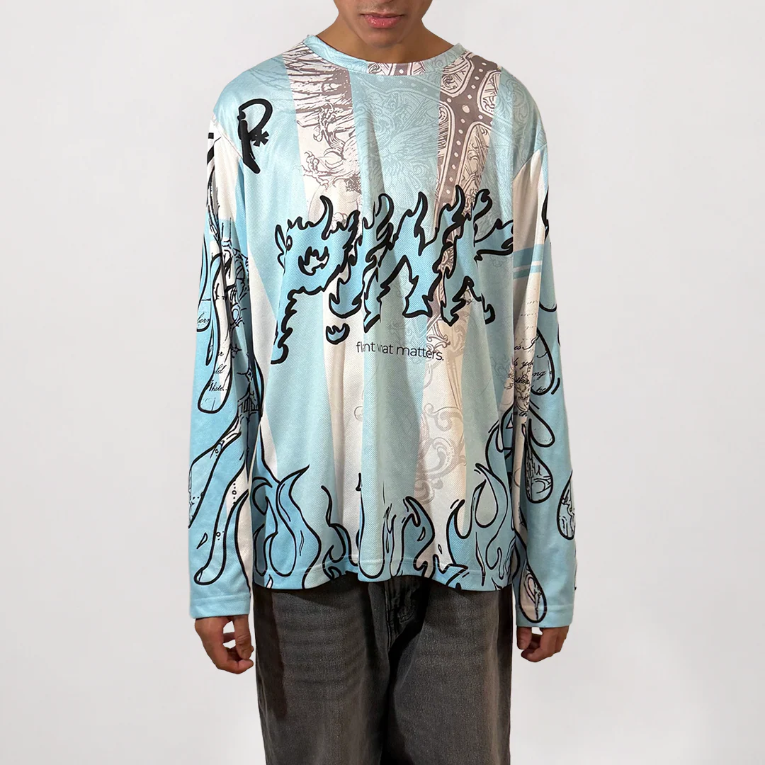 Aqua Flame Jersey - Image 3