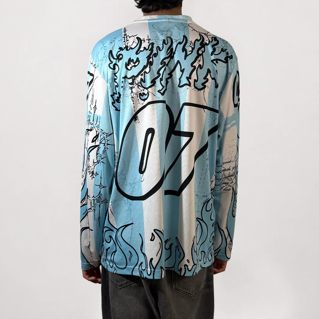 Aqua Flame Jersey - Image 4