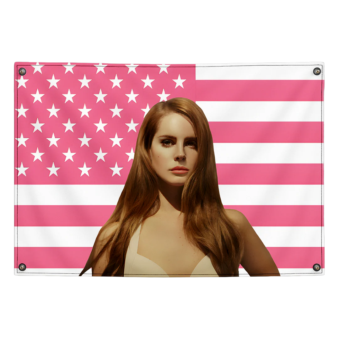 Lana Del Rey American Flag